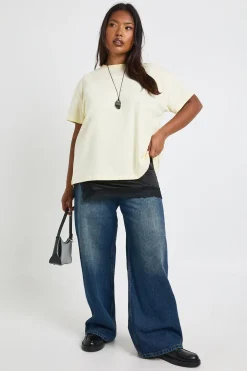 Plus Basique Oversize T-shirt à manches courtes