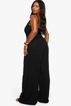 Plus Beachwear Essentials Pantalon à jambes larges