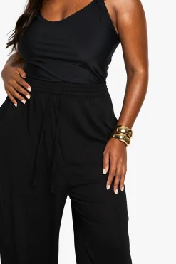 Plus Beachwear Essentials Pantalon à jambes larges