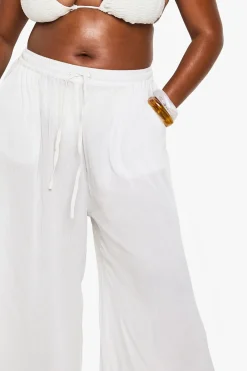Plus Beachwear Essentials Pantalon à Jambe Larges