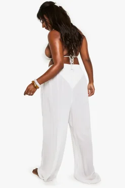 Plus Beachwear Essentials Pantalon à Jambe Larges