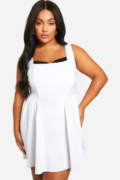 Plus Bengaline Milkmaid Mini Robe