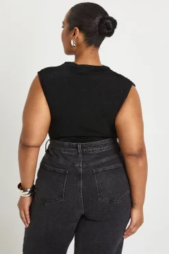 Plus body à encolure montée froncée