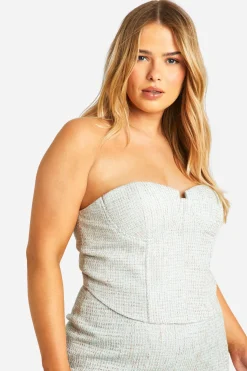 Plus Boucle Fitted Corset