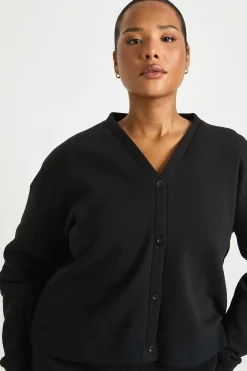 Plus Boutonné Oversize Cardigan