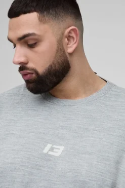 boohooMAN Plus 13 Boxy Pull tricoté surdimensionné<Homme Tout Afficher|Maille
