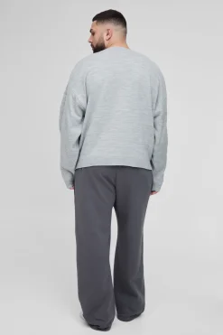 boohooMAN Plus 13 Boxy Pull tricoté surdimensionné<Homme Tout Afficher|Maille