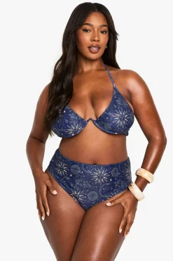 boohoo PLUS CELESTIAL BIKINI À ARMATURES<Femme Maillots De Bain|Tenues De Plage