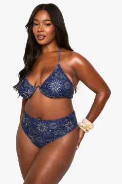 boohoo PLUS CELESTIAL BIKINI À ARMATURES<Femme Maillots De Bain|Tenues De Plage