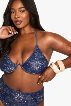 boohoo PLUS CELESTIAL BIKINI À ARMATURES<Femme Maillots De Bain|Tenues De Plage