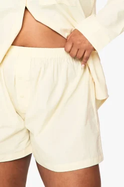 Plus chemise courte boutonnée en popeline de coton Plus