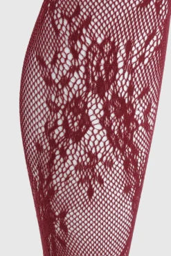 Plus collants à détails en dentelle
