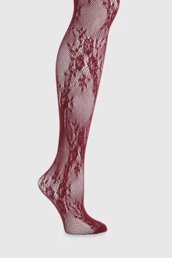 Plus collants à détails en dentelle
