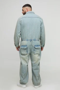 Plus, combinaison Stonewash déchirée et retapée