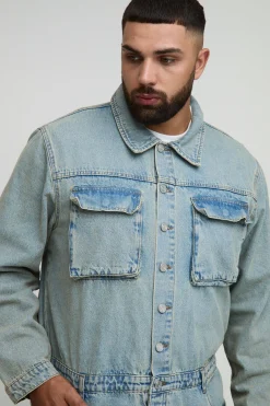 Plus, combinaison Stonewash déchirée et retapée