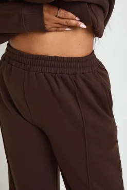 Plus Core Basique Jogger à jambe droite avec détail pintuck