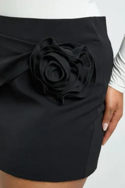 Plus Corsage Mini-Jupe
