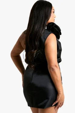 boohoo Plus Corsage Shoulder Bodysuit<Femme Tops