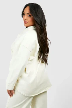 Plus Denim Chemise en Denim Oversize
