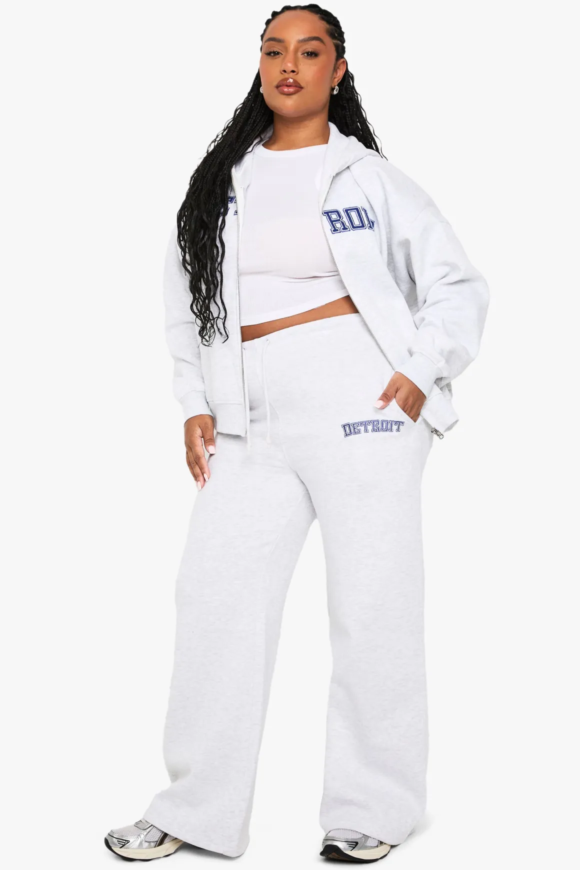 PLUS DETROIT JOGGERS À JAMBIÈRES LARGES
