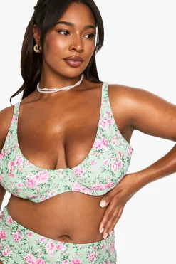 PLUS DITSY FLORAL BIKINI SET