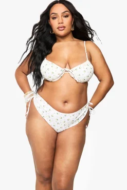 boohoo Plus Ditsy Floral Top de Bikini à Armatures<Femme Maillots De Bain