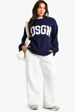 Plus DSGN Pull tricoté à col rond