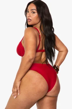 boohoo Plus Essentiels de Maillots de Bain - Culotte à taille haute<Femme Maillots De Bain|Tenues De Plage