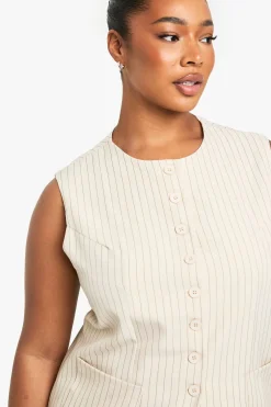 PLUS GILET À BOUTONS SUR MESURE
