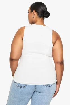 boohoo PLUS GILET TRICOTÉ BOUTONNÉ<Femme Tailleurs|Tops