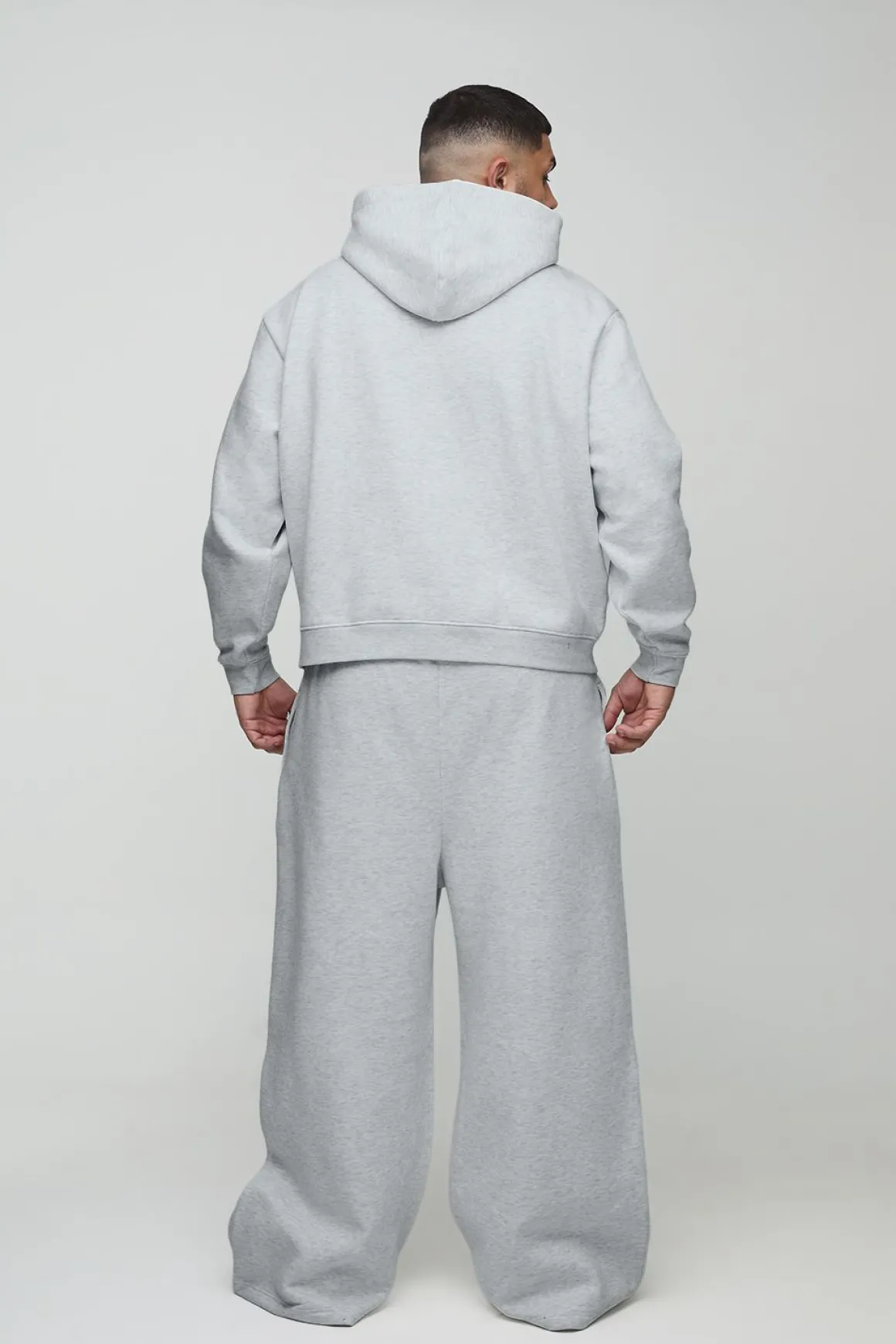 Plus 330GSM Oversized Boxy Basic Hoodie
