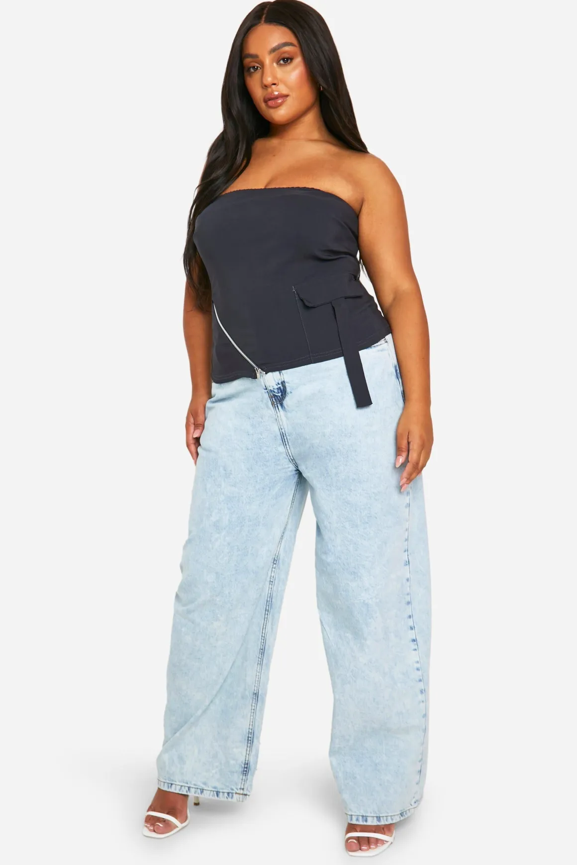 Plus Haut Bandeau Zip Latéral