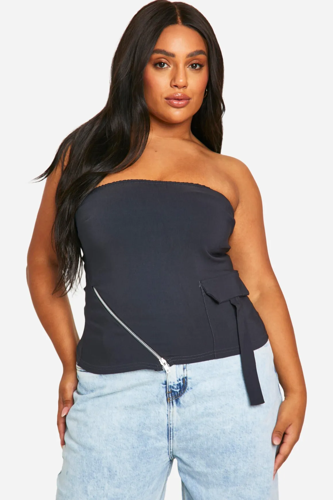 Plus Haut Bandeau Zip Latéral