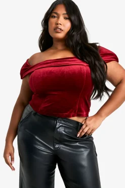 Plus Haut Corset en Velours