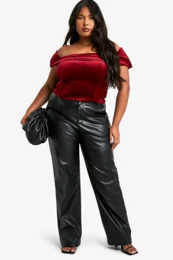 Plus Haut Corset en Velours