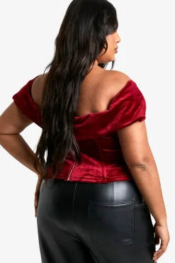 Plus Haut Corset en Velours