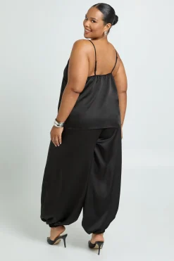 Plus haut de camisole à bordure en dentelle