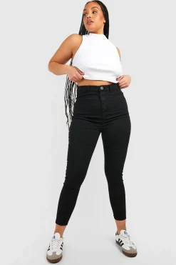 Plus High Waisted Jeggings
