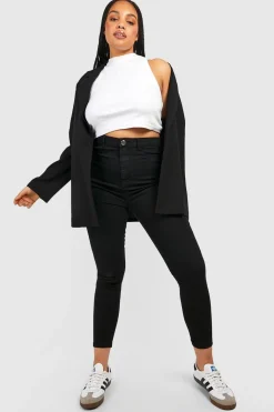 Plus High Waisted Jeggings