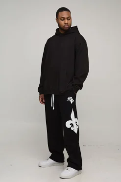 Plus Hoodie oversize Tokyo à imprimé floral Plus