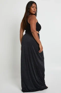 Plus Hot Fix Jupe Maxi