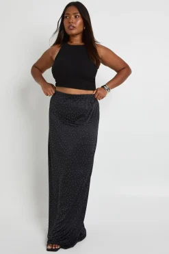 Plus Hot Fix Jupe Maxi