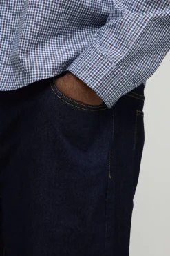 Plus Indigo Denim Relaxed Fit Jeans