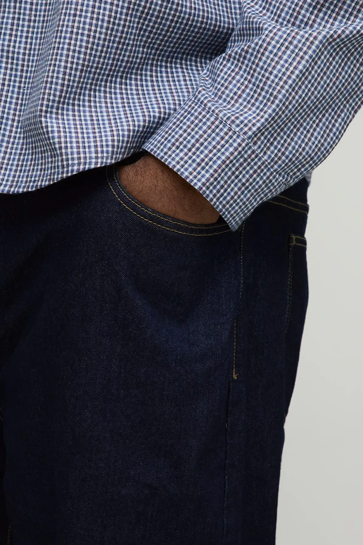 Plus Indigo Denim Relaxed Fit Jeans