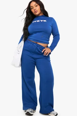 boohoo PLUS IYKYK TOP À MANCHES LONGUES AJUSTÉ<Femme Tops