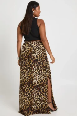 boohoo Plus Jupe Maxi Tissée à Imprimé<Femme Jupes|Jupes