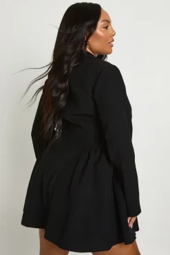 Plus Jupe Patineuse Robe Blazer