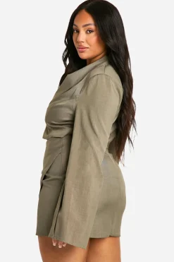 Plus Jupe Portefeuille Ajustée Grande Taille