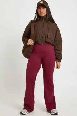 boohoo Plus legging évasé à taille haute ultra doux<Femme Pantalons|Athleisure