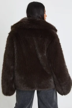 Plus Manteau en synthétique